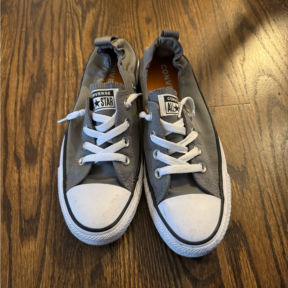 Barely worn! Gray Converse Chuck Taylor All Star Shoreline. Women’s Size 8